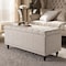 Baxton Studio Kaylee Beige Upholstered Button-Tufting Storage Ottoman Bench 128-7053 - alternate 10